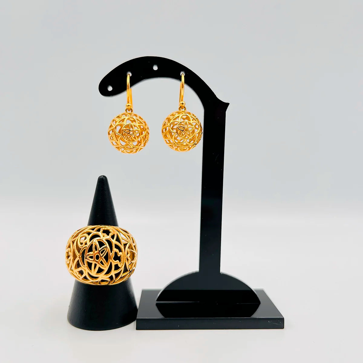 CONJUNTO SORTIJA + PENDIENTES TOUS
