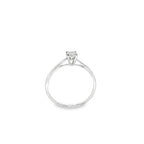 SOLITARIO ORO BLANCO CON DIAMANTE