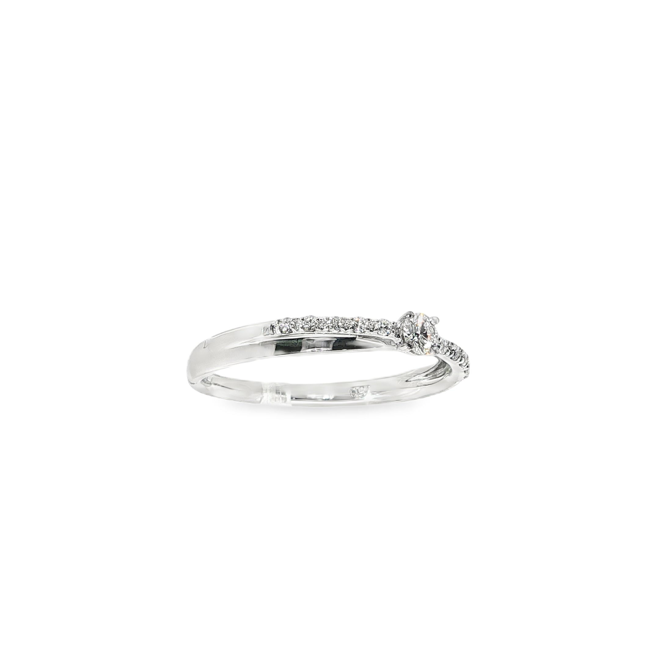 SOLITARIO BLANCO CON BRILLANTES