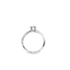 SOLITARIO ORO BLANCO CON DIAMANTE