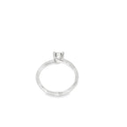 SOLITARIO ORO BLANCO CON DIAMANTE