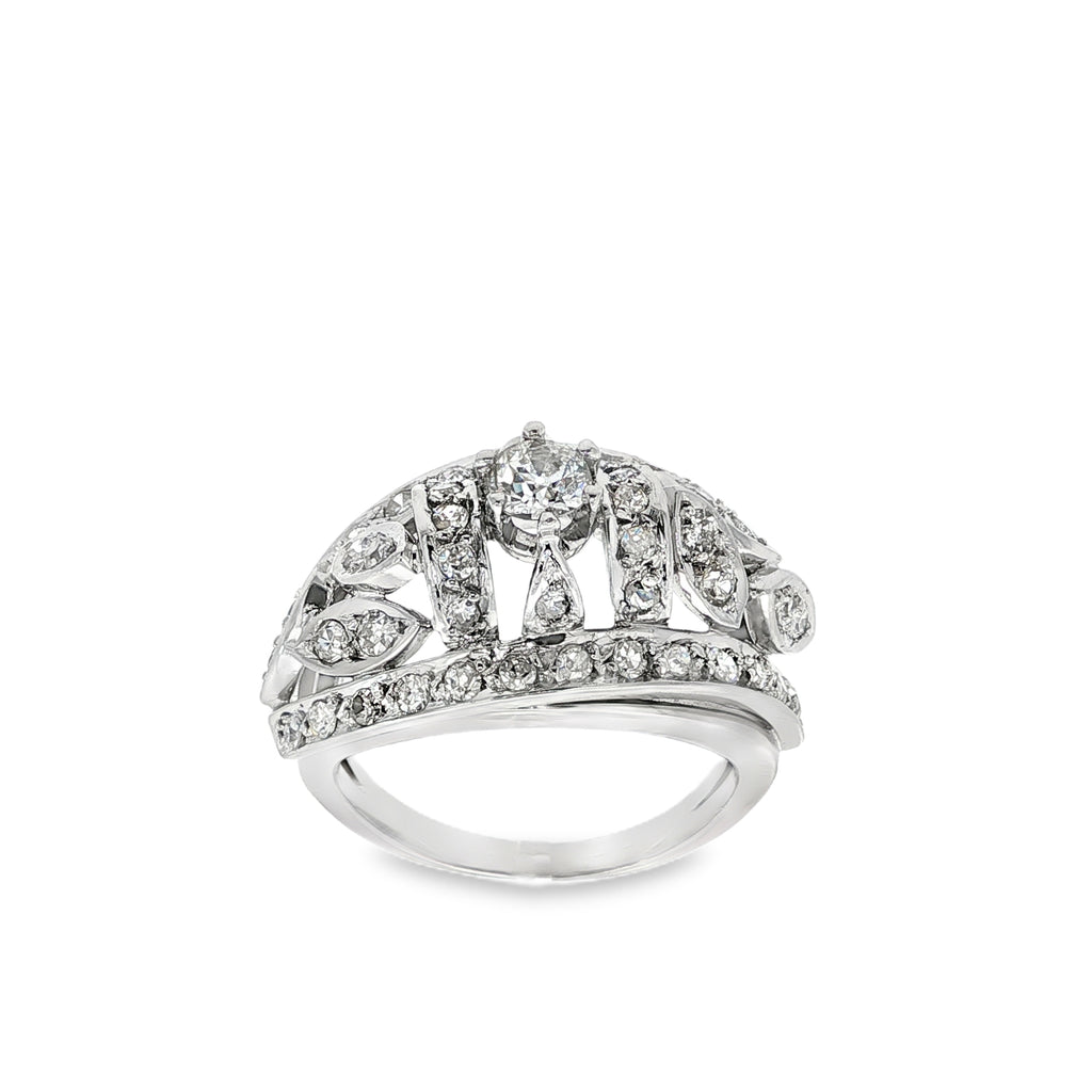 SORTIJA ORO BLANCO CON DIAMANTES