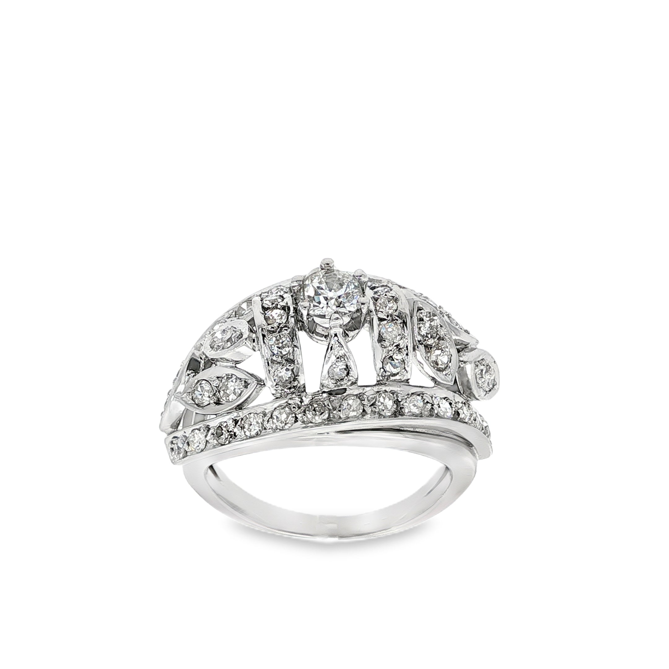 SORTIJA ORO BLANCO CON DIAMANTES