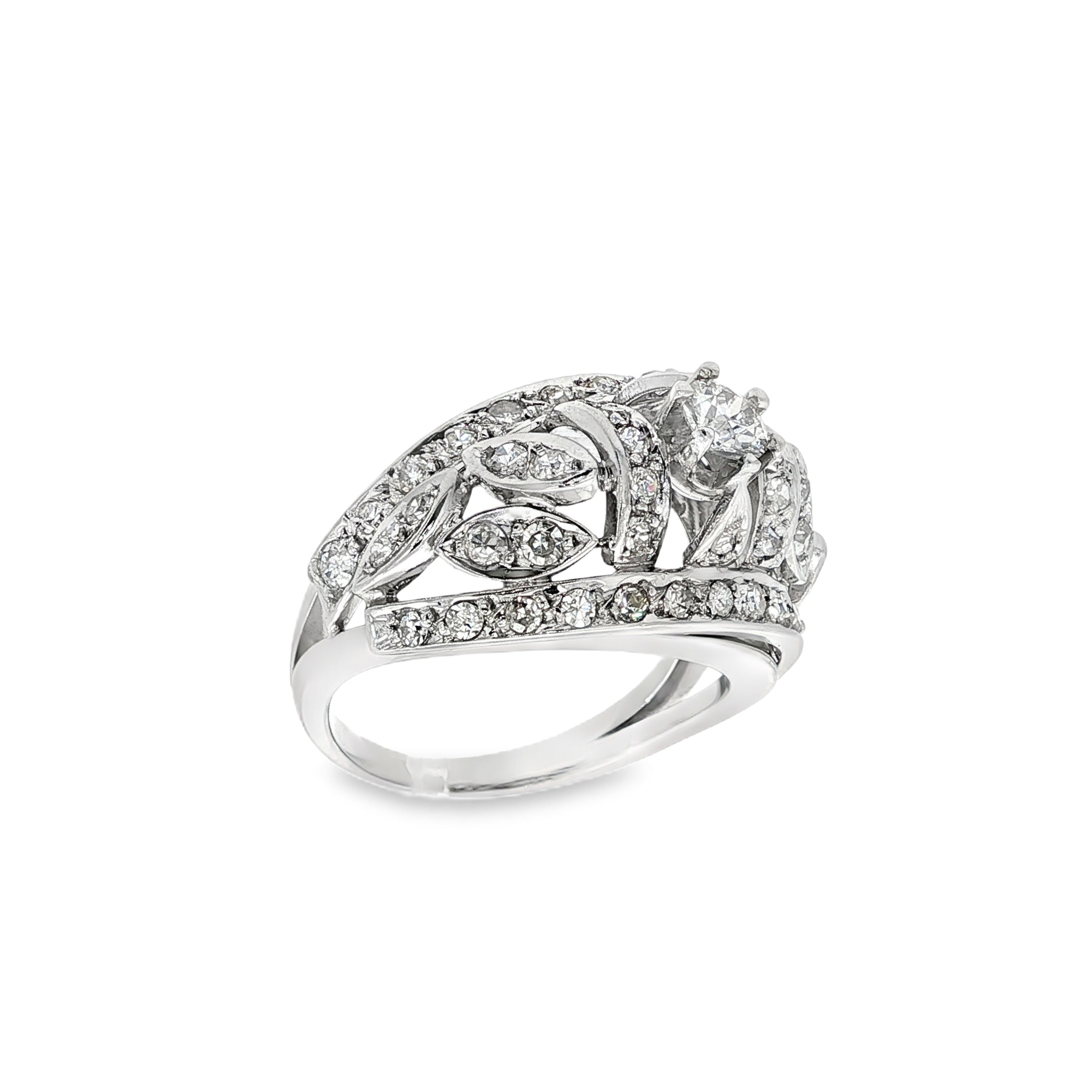 SORTIJA ORO BLANCO CON DIAMANTES