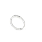 ANILLO MEDIA ALIANZA ORO BLANCO CON BRILLANTES