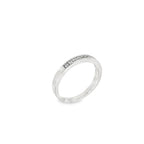 ANILLO MEDIA ALIANZA ORO BLANCO CON BRILLANTES