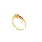 ANILLO RUBIES Y BRILLANTES
