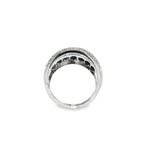 ANILLO ZAFIROS Y DIAMANTES