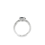 SORTIJA ORO BLANCO ZAFIROS MARQUISE Y BRILLANTES