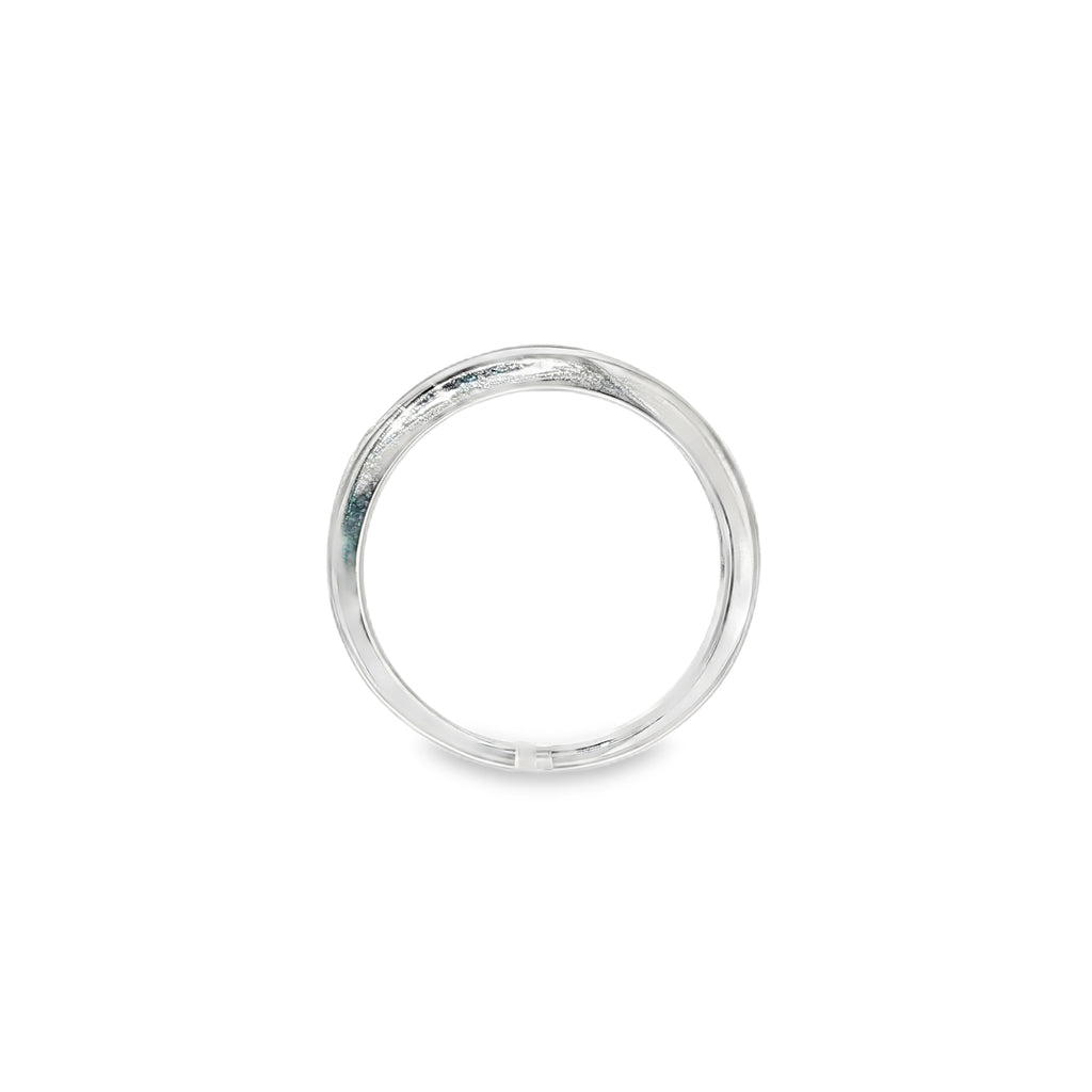 ANILLO CINTILLO PRINCESA ORO BLANCO