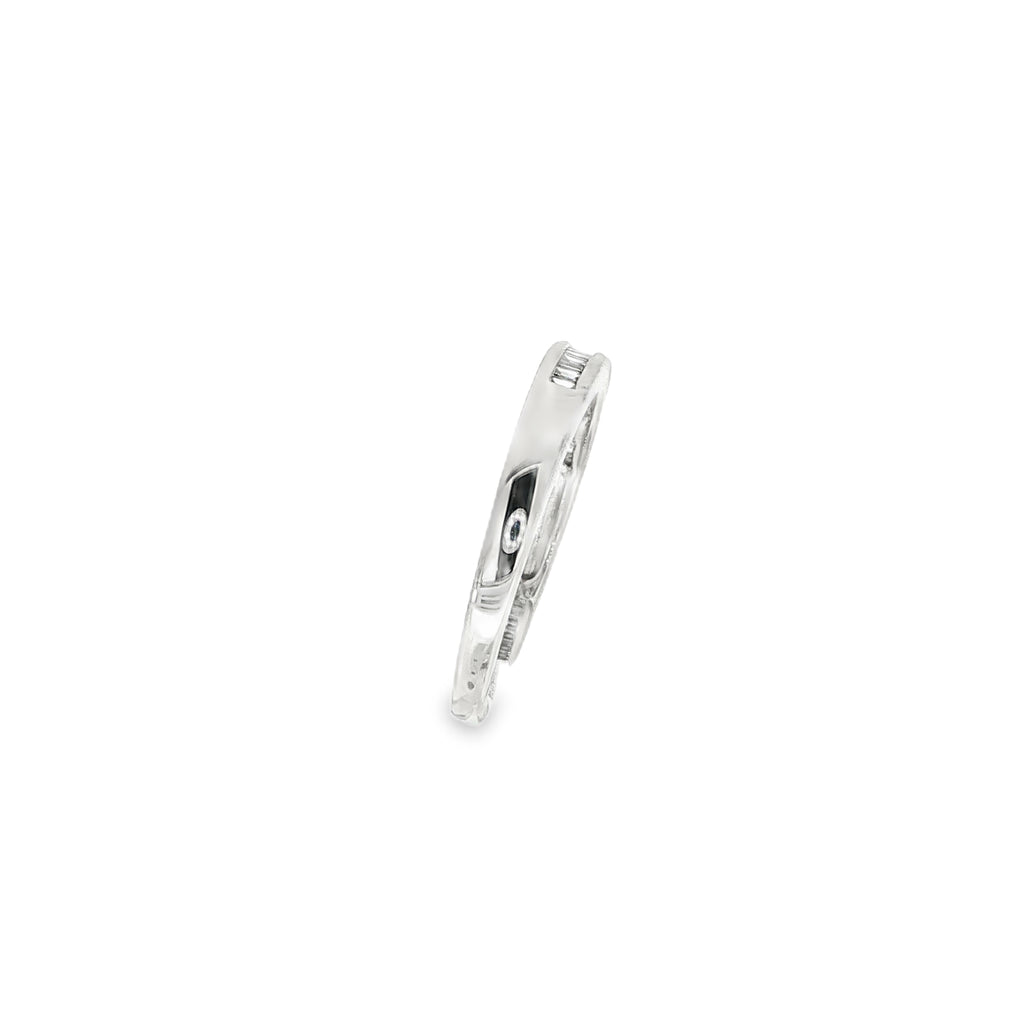 ANILLO CINTILLO PRINCESA ORO BLANCO