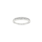 ANILLO CINTILLO PRINCESA ORO BLANCO