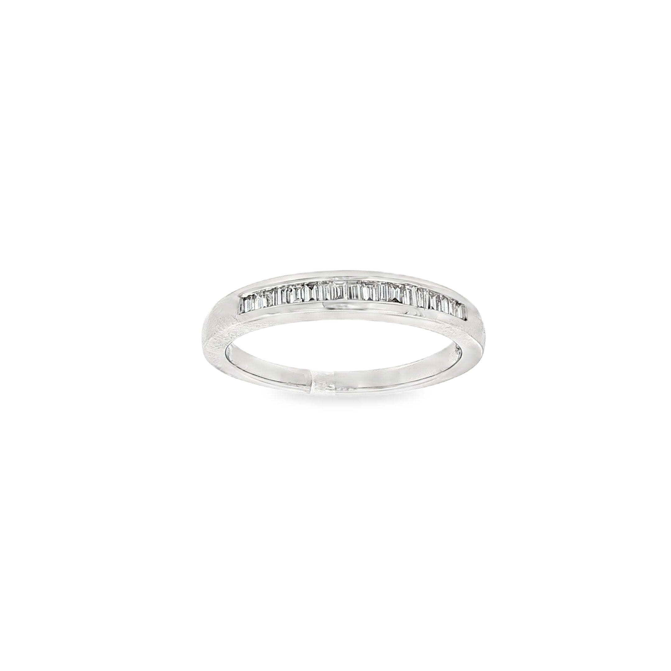ANILLO CINTILLO PRINCESA ORO BLANCO