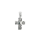 CRUZ ORO BLANCO CON BRILLANTES