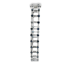 PULSERA ORO BLANCO CON ZAFIROS Y BRILLANTES