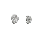PENDIENTES ORO BLANCO Y PUNTAS DE BRILLANTE