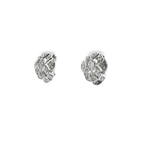 PENDIENTES ORO BLANCO Y PUNTAS DE BRILLANTE