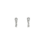 PENDIENTES ORO BLANCO CON BRILANTES