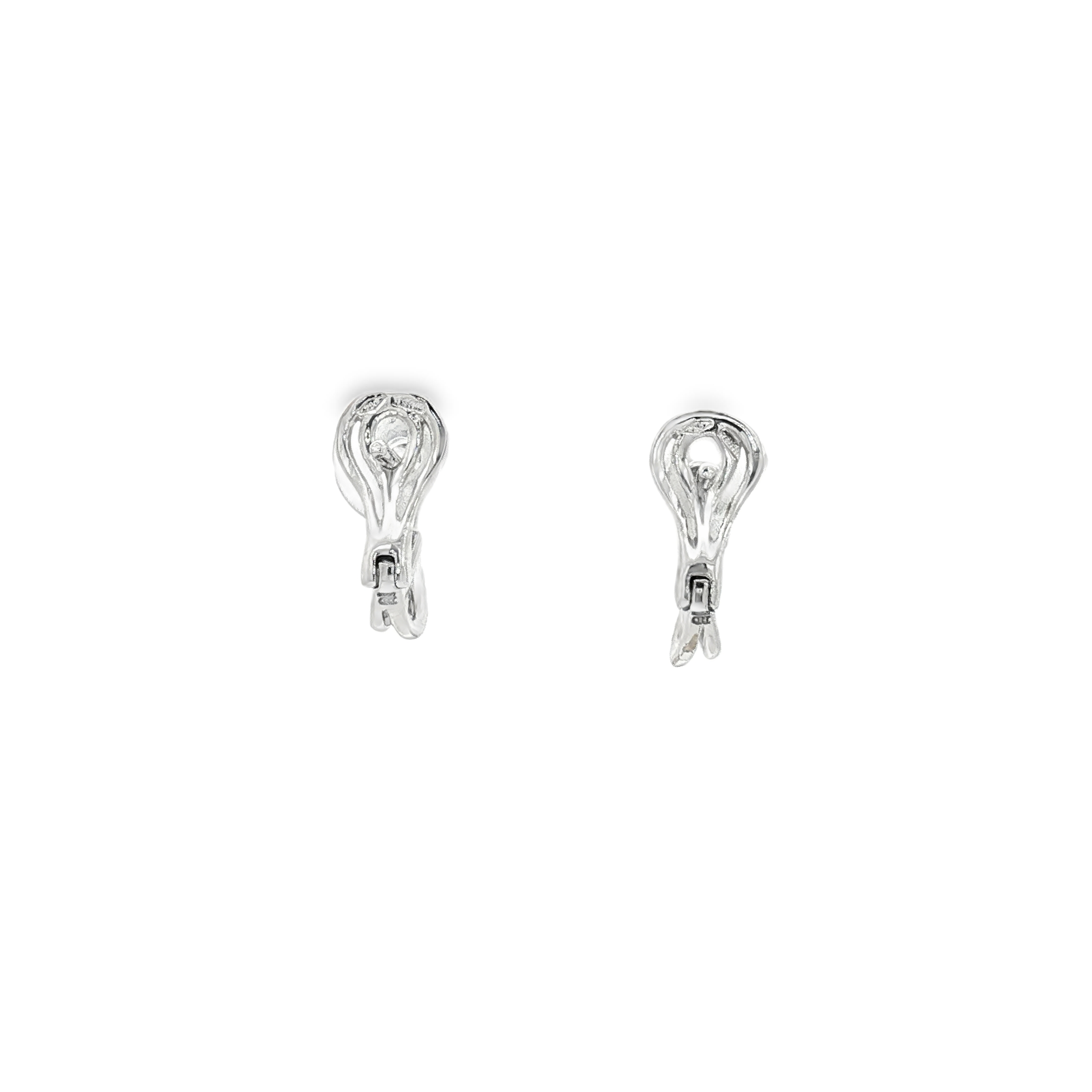PENDIENTES ORO BLANCO CON BRILANTES