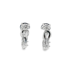PENDIENTES ORO BLANCO ZAFIROS MARQUISE Y BRILLANTES