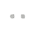 PENDIENTES CUADRADOS CON DIAMANTES