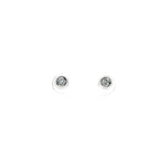 PENDIENTES ORO BLANCO CON BRILLANTES