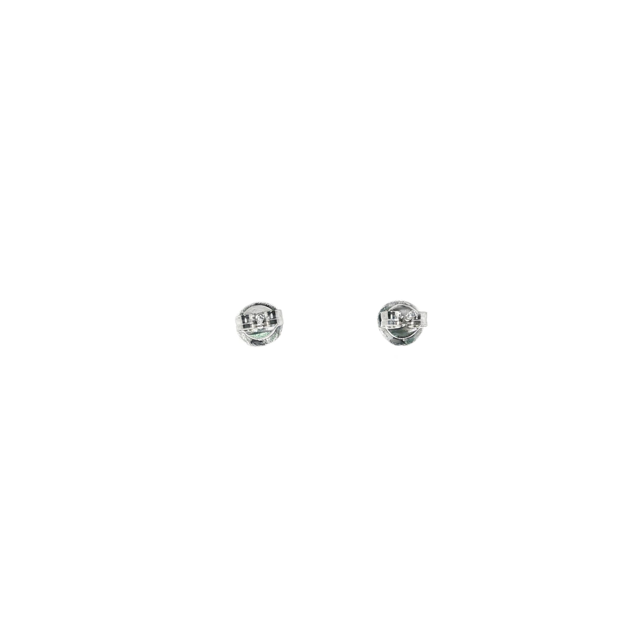 PENDIENTES ORO BLANCO CON BRILLANTES