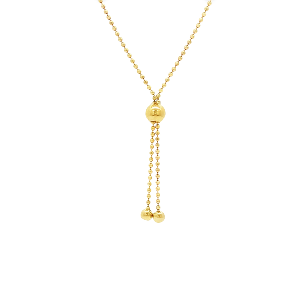 CADENA DE BOLAS CON COLGANTE DE BOLAS