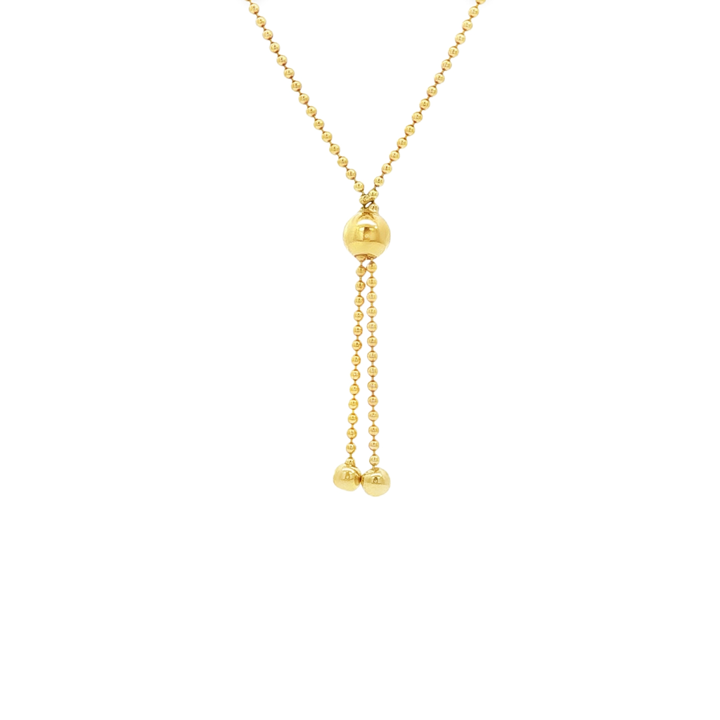 CADENA DE BOLAS CON COLGANTE DE BOLAS