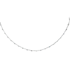 COLLAR RIGIDO ORO BLANCO Y BRILLANTES