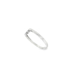 SOLITARIO ORO BLANCO Y BRILLANTE 0,08qt