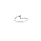 SOLITARIO ORO BLANCO Y BRILLANTE 0,08qt