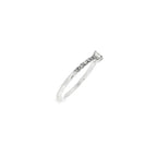 SOLITARIO ORO BLANCO CON BRILLANTES