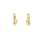 CONJUNTO SORTIJA Y PENDIENTES ESMERALDAS Y BRILLANTES
