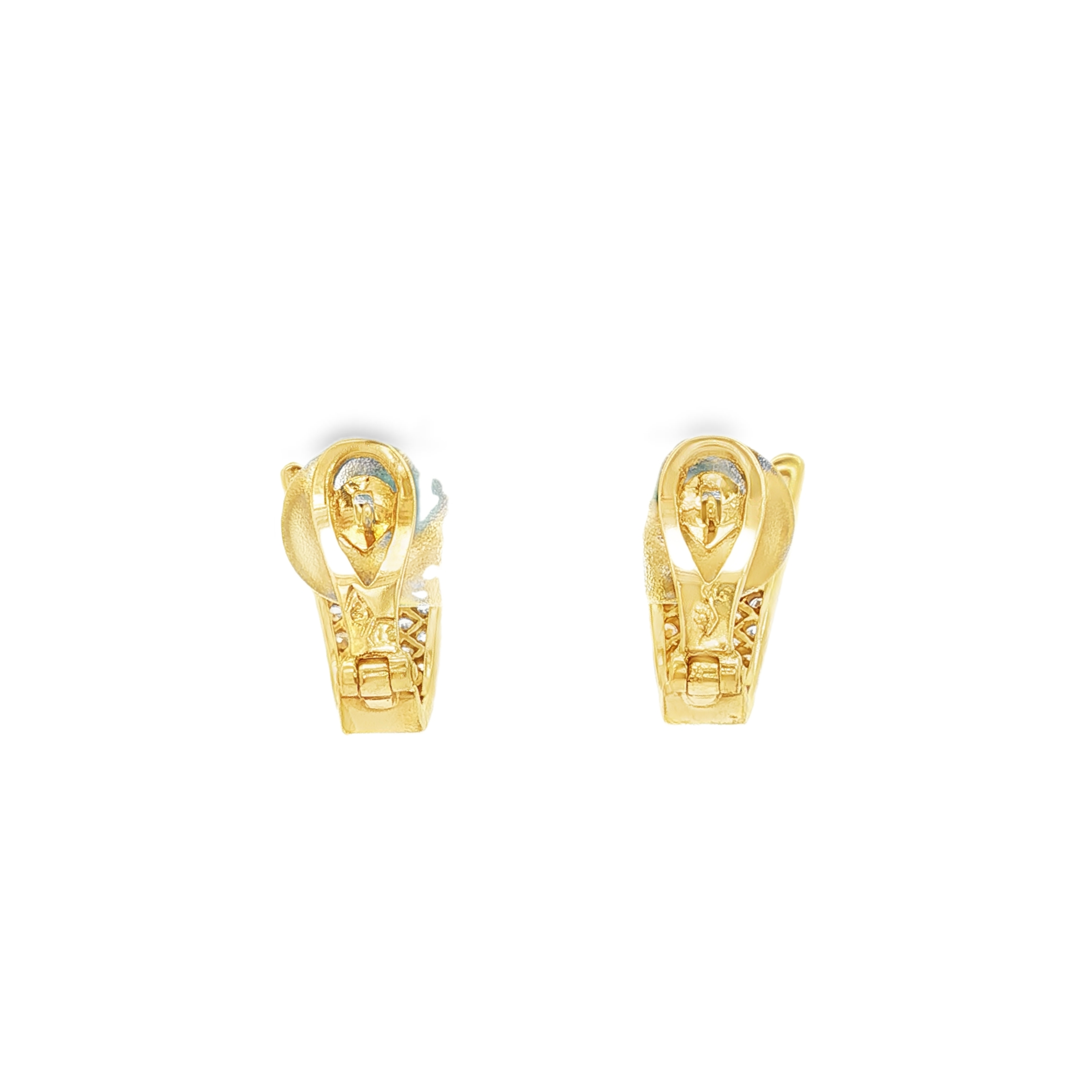 CONJUNTO SORTIJA Y PENDIENTES CON BRILLANTES Y ZAFIRO CORAZON