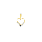 DIJE CORAZON CON CIRCONITAS