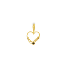 DIJE CORAZON CON CIRCONITAS