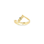 ANILLO TU Y YO DIAMANTES Y ZAFIRO