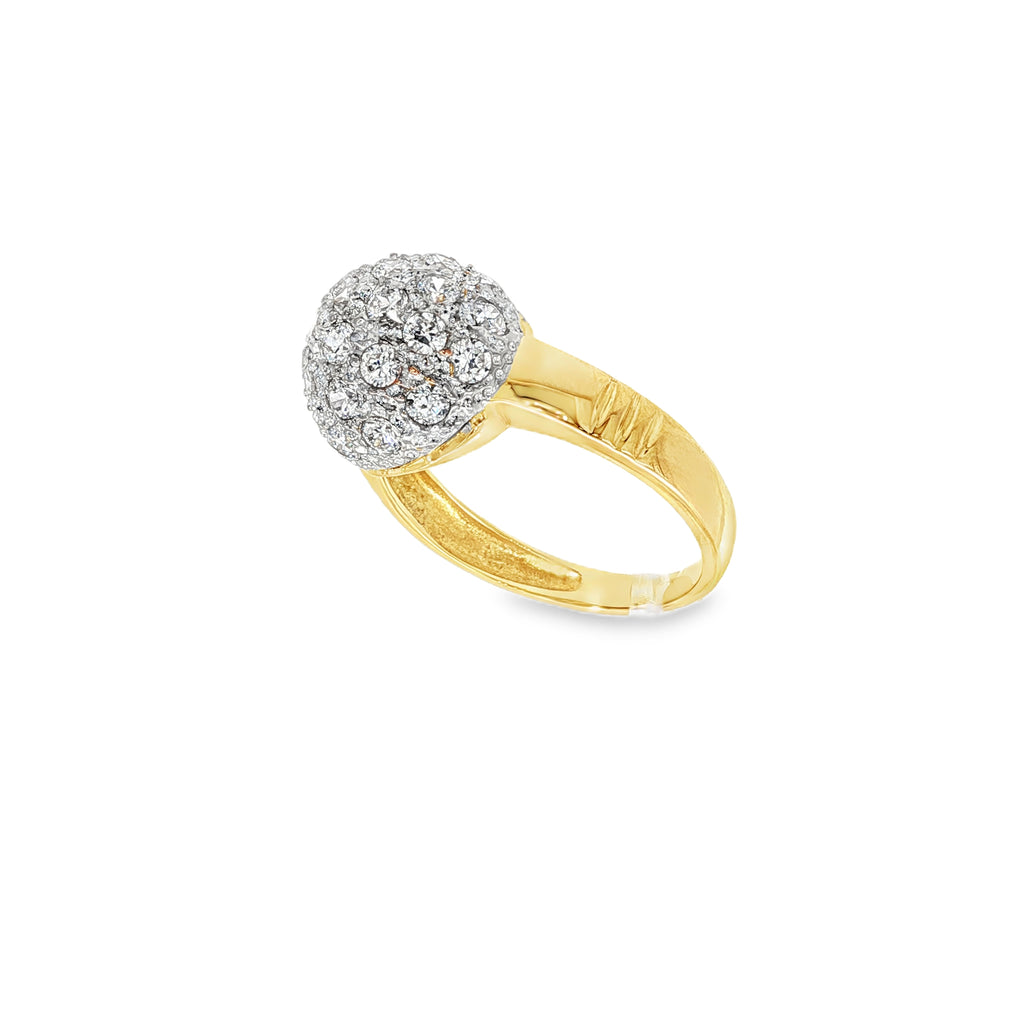 ANILLO BICOLOR CON CIRCONITAS