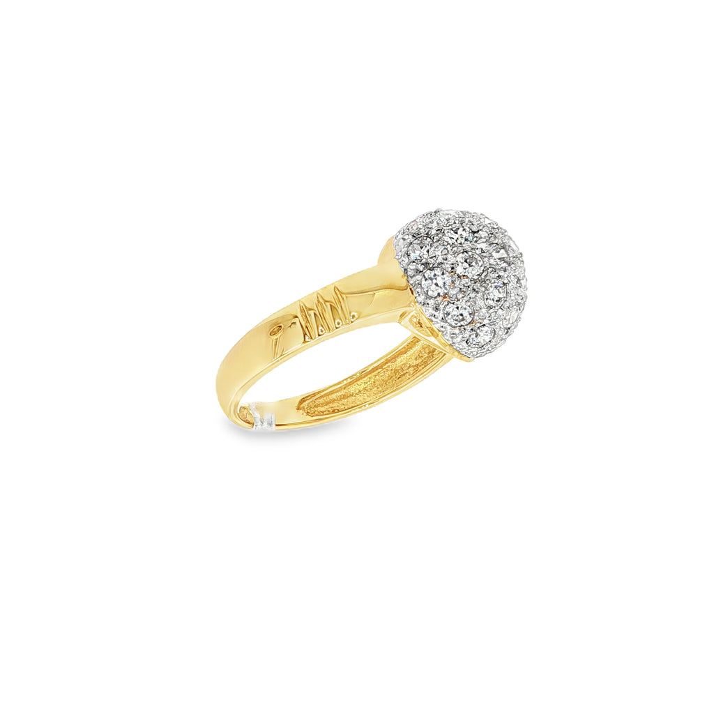 ANILLO BICOLOR CON CIRCONITAS