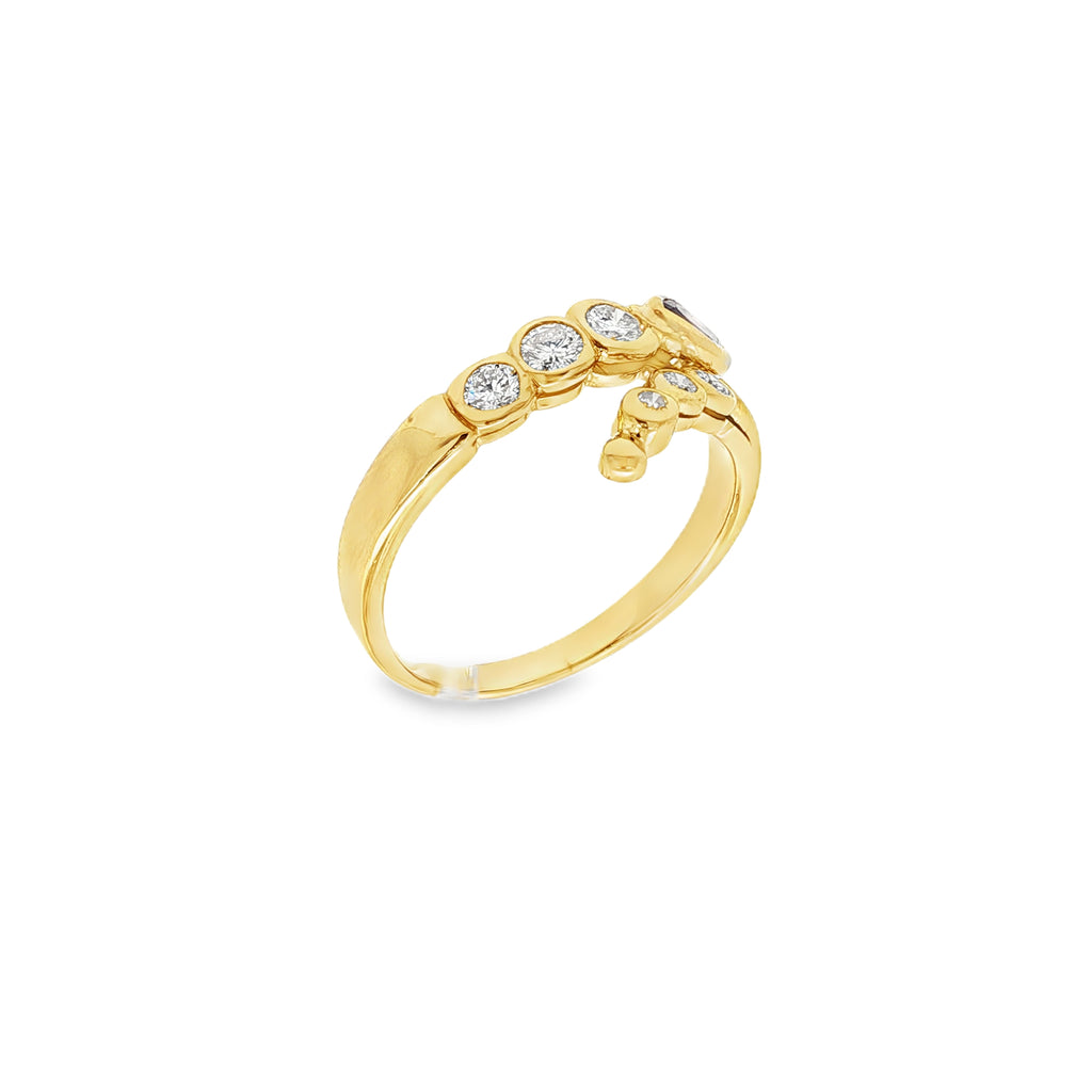 ANILLO SERPIENTE RUBI CON DIAMANTES
