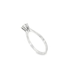 SORTIJA DE ORO BLANCO CON DIAMANTE