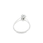 SORTIJA DE ORO BLANCO CON DIAMANTE