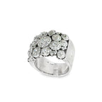 ANILLO DE ORO BLANCO CON DIAMANTES