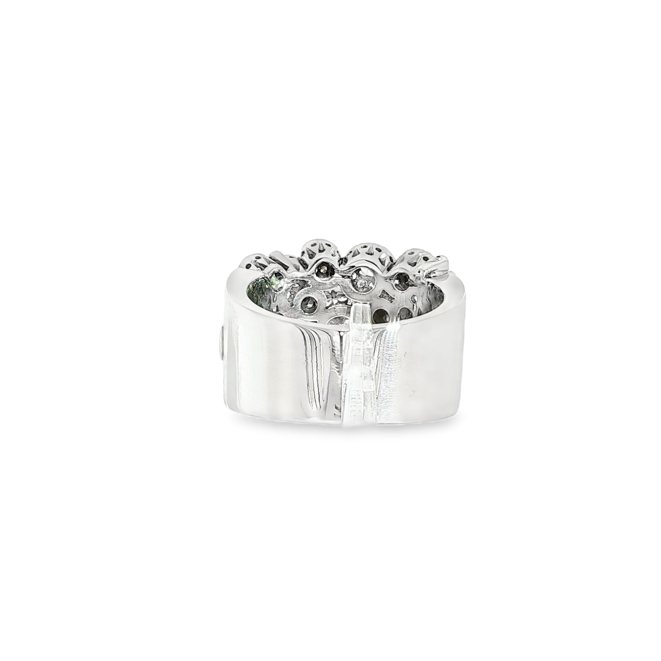 ANILLO DE ORO BLANCO CON DIAMANTES