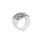 ANILLO DE ORO BLANCO CON DIAMANTES