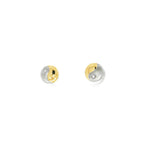 PENDIENTES YIN YANG BICOLOR