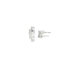 PENDIENTES ORO BLANCO CON DIAMANTES