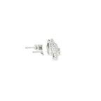 PENDIENTES ORO BLANCO CON DIAMANTES