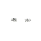 DORMILONAS ORO BLANCO CON DIAMANTES